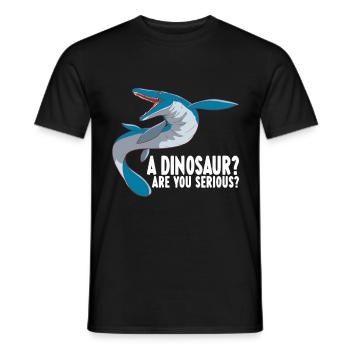 Mosasaurus Dinosaurier - Männer T-Shirt - Schwarz - Vorne - AI Model Male 178 light (178cm)