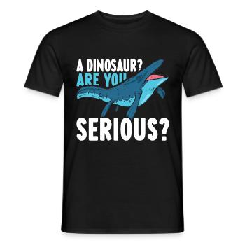 Mosasaurus Dinosaurier - Männer T-Shirt - Schwarz - Vorne - AI Model Male 178 light (178cm)