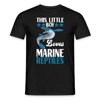 Mosasaurus Dinosaurier - Männer T-Shirt - Schwarz - Vorne - AI Model Male 178 light (178cm)