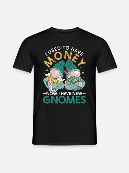 Gartenzwerge Gartenzwergsammler Gartenzwerg - Männer T-Shirt - Schwarz