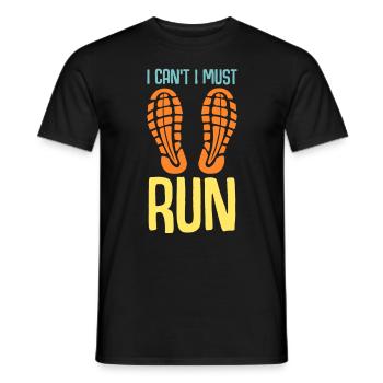 Chaussures de course Sports de course - T-shirt homme - noir - Devant - AI Model Male 178 light (178cm)