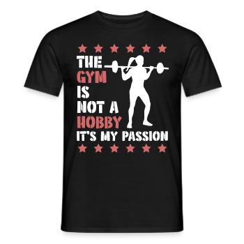 Fitness Sport Gym - T-shirt homme - noir - Devant - AI Model Male 178 light (178cm)