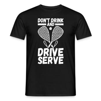 Racquetball Racquetball Player - Men's T-Shirt - black - Front - AI Model Male 178 light (178cm)