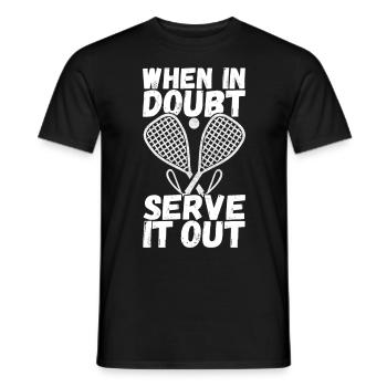 Racquetball Racquetball Player - Men's T-Shirt - black - Front - AI Model Male 178 light (178cm)