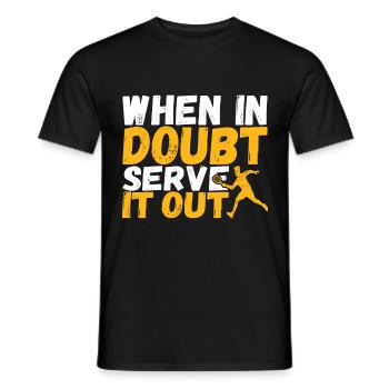 Racquetball Racquetball Player - Men's T-Shirt - black - Front - AI Model Male 178 light (178cm)