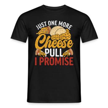 Pizza maker Pizzaiolo - Men's T-Shirt - black - Front - AI Model Male 178 light (178cm)