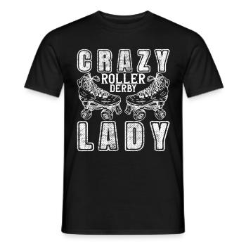 Roller Derby - Männer T-Shirt - Schwarz - Vorne - AI Model Male 178 light (178cm)