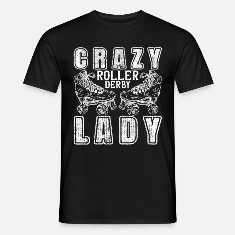 Roller Derby - Männer T-Shirt - Schwarz