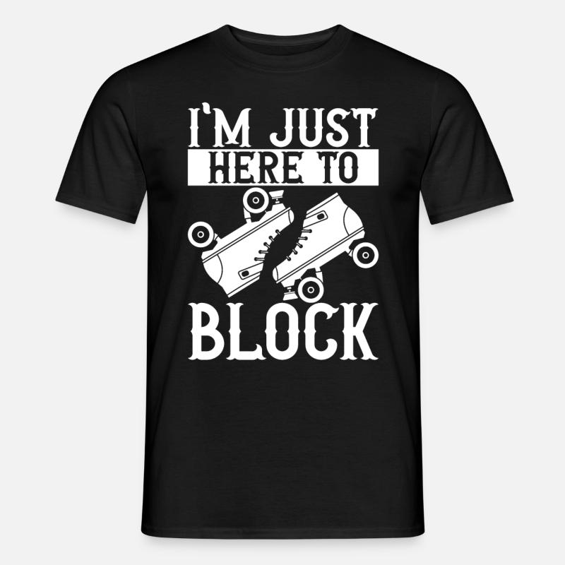 Roller Derby - Männer T-Shirt - Schwarz