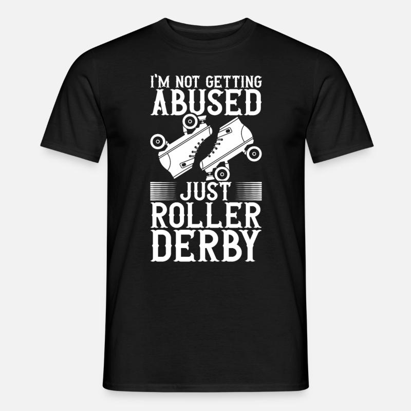 Roller Derby - Männer T-Shirt - Schwarz