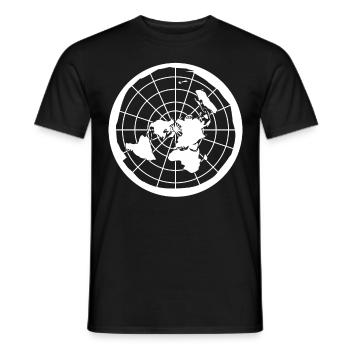 World Maps World Map Globe World Tour - Men's T-Shirt - black - Front - AI Model Male 178 light (178cm)