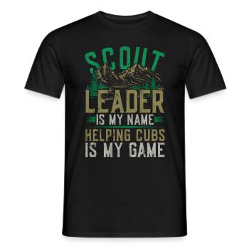 Scout Guide Scout - Men's T-Shirt - black - Front - AI Model Male 178 light (178cm)