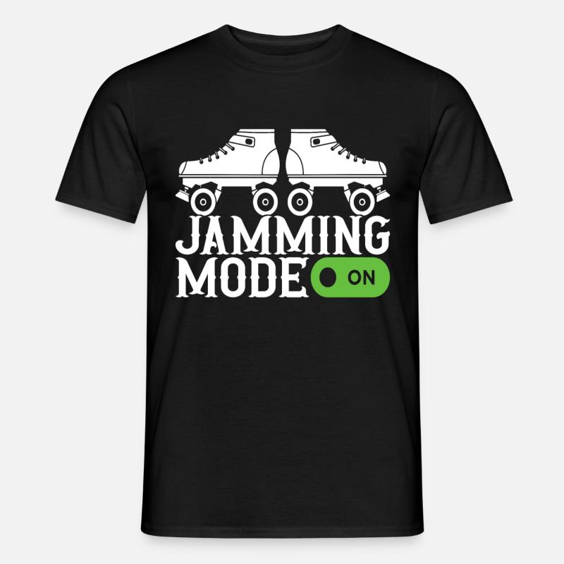 Roller Derby - Männer T-Shirt - Schwarz