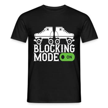 Roller derby - T-shirt homme - noir - Devant - AI Model Male 178 light (178cm)