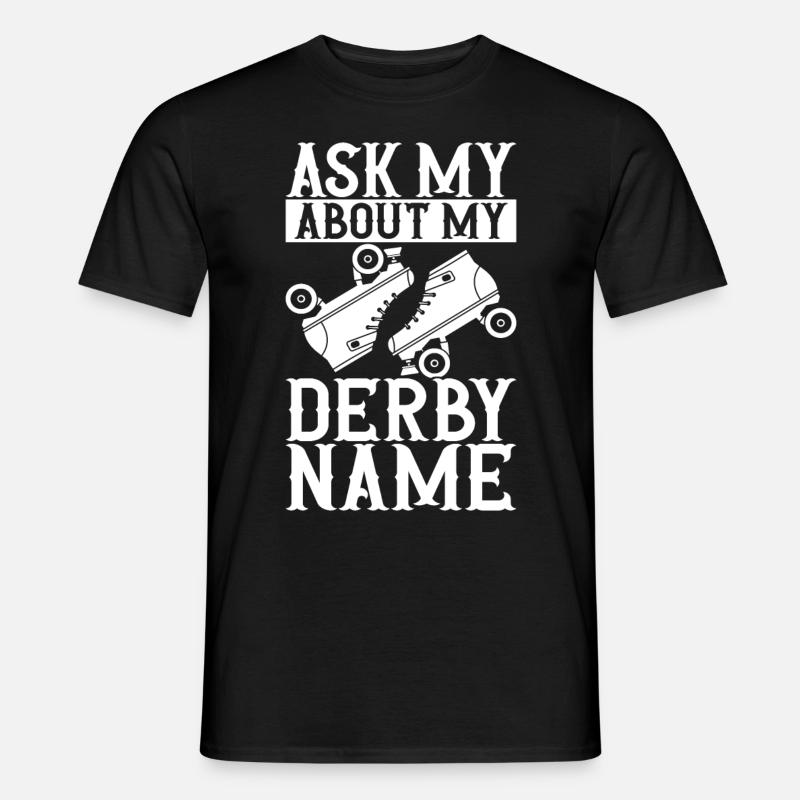 Roller Derby - Männer T-Shirt - Schwarz