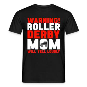 Roller Derby - Männer T-Shirt - Schwarz - Vorne - AI Model Male 178 light (178cm)