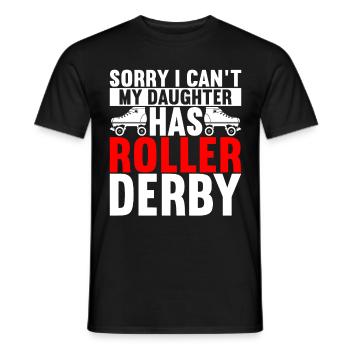 Roller derby - T-shirt homme - noir - Devant - AI Model Male 178 light (178cm)