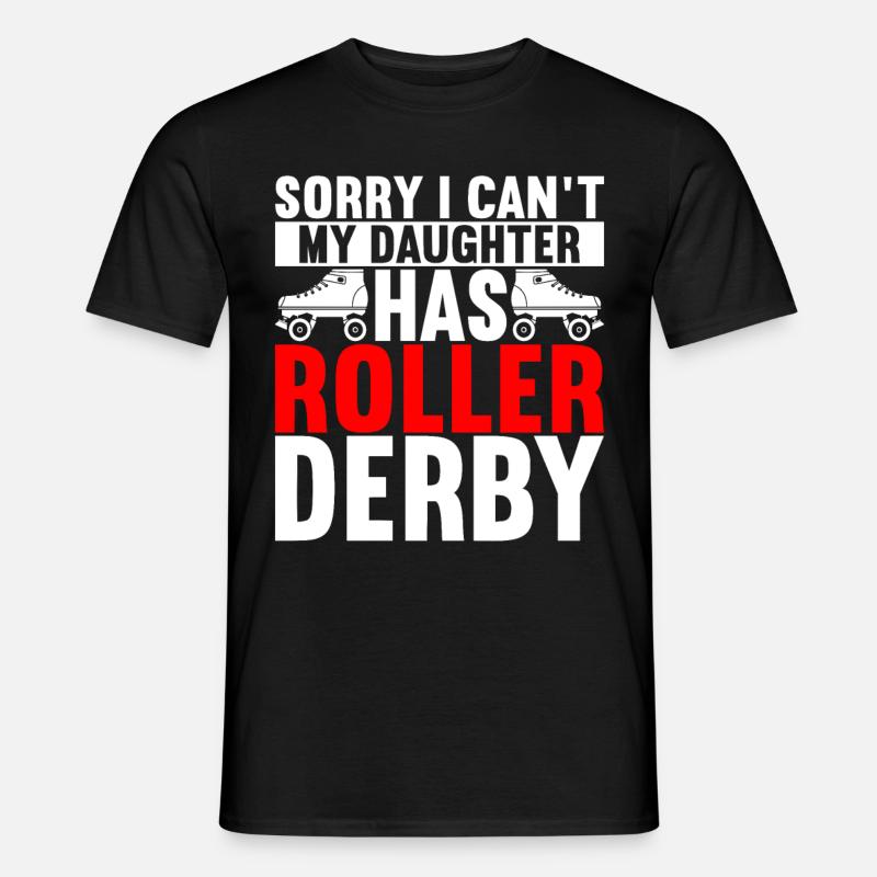 Roller Derby - Männer T-Shirt - Schwarz