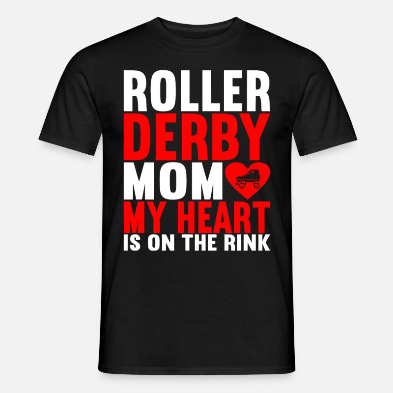 Roller Derby - Männer T-Shirt - Schwarz