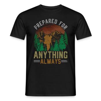 Pfadfinder Pfadfinderführer Pfadfindergruppe - Männer T-Shirt - Schwarz - Vorne - AI Model Male 178 light (178cm)