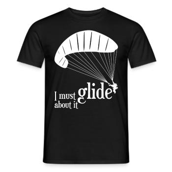 Parapente Gleitschirmfliegen - T-shirt homme - noir - Devant - AI Model Male 178 light (178cm)