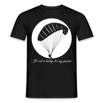 Parapente Parapente Gleitsegeln - T-shirt homme - noir - Devant - AI Model Male 178 light (178cm)