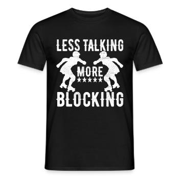 Roller derby - T-shirt homme - noir - Devant - AI Model Male 178 light (178cm)