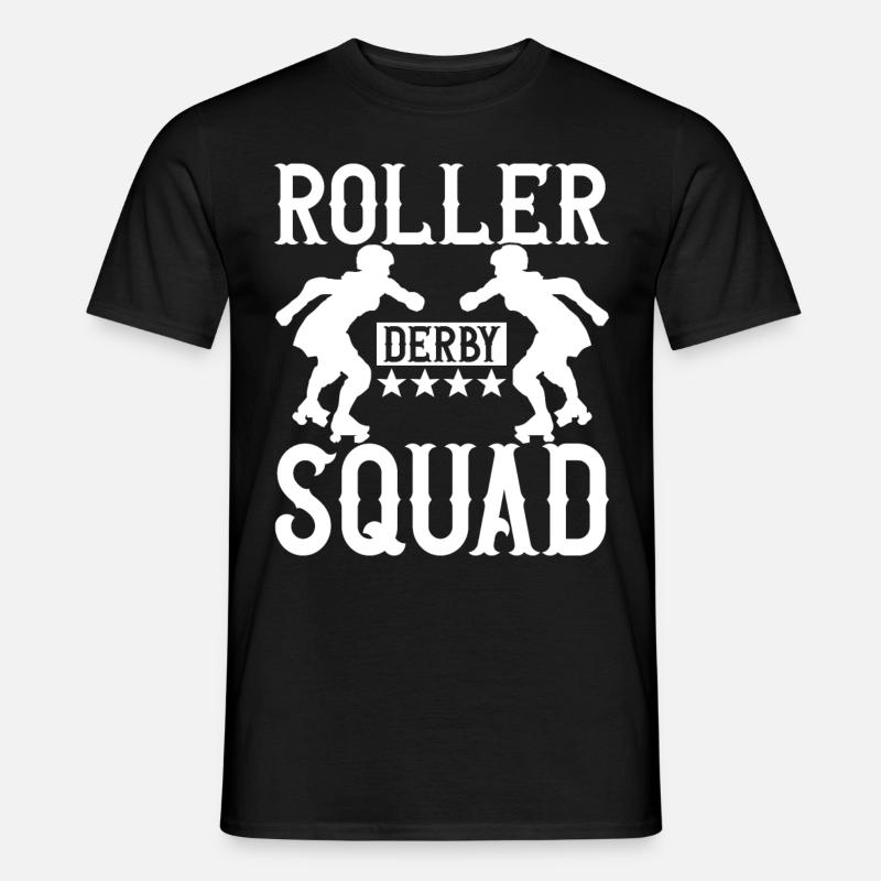 Roller Derby - Männer T-Shirt - Schwarz