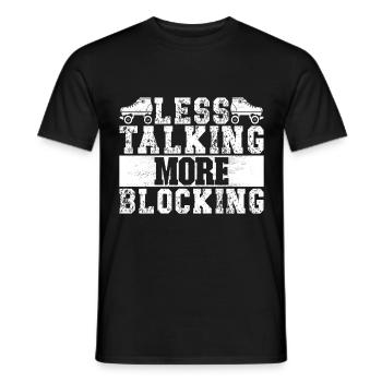 Roller Derby - Männer T-Shirt - Schwarz - Vorne - AI Model Male 178 light (178cm)