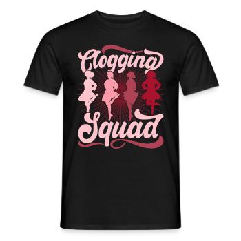 Tap Dancer Tap Dancer Clogging Squad - T-shirt homme - noir - Devant - AI Model Male 178 light (178cm)