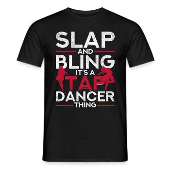Stepptanz Stepptänzer Stepptänzerin Stepper - Männer T-Shirt - Schwarz - Vorne - AI Model Male 178 light (178cm)