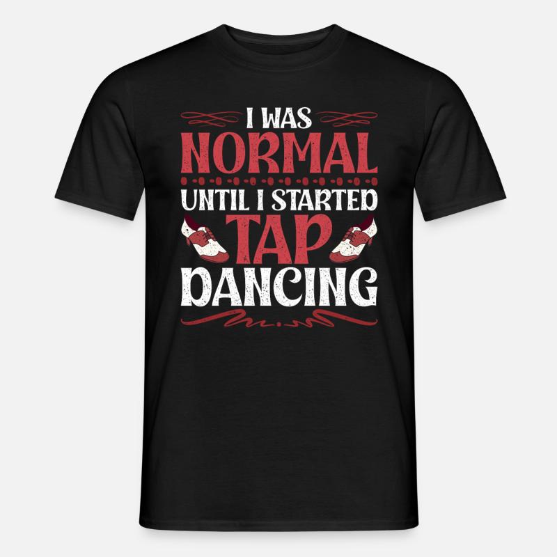 Stepptanz Stepptänzer Stepptänzerin Stepper - Männer T-Shirt - Schwarz