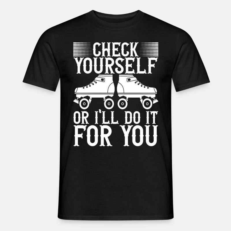 Roller Derby - Männer T-Shirt - Schwarz