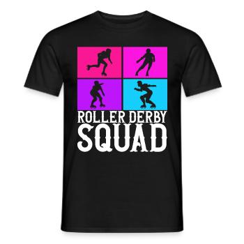 Roller derby - T-shirt homme - noir - Devant - AI Model Male 178 light (178cm)