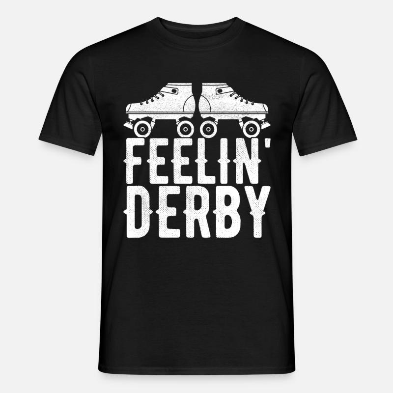 Roller Derby - Männer T-Shirt - Schwarz
