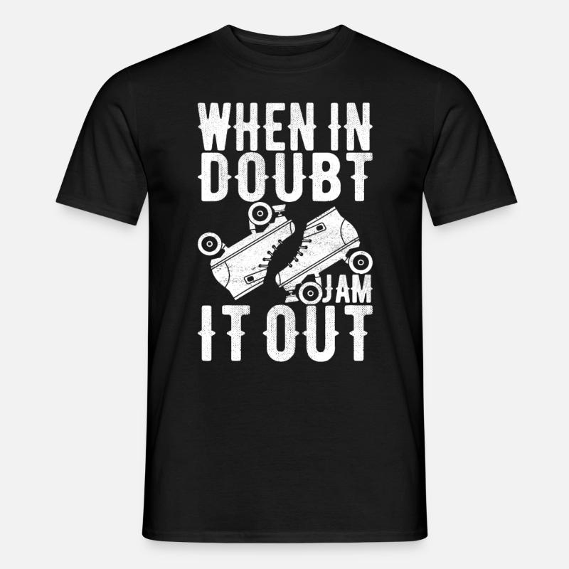 Roller Derby - Männer T-Shirt - Schwarz