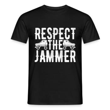 Roller derby - T-shirt homme - noir - Devant - AI Model Male 178 light (178cm)