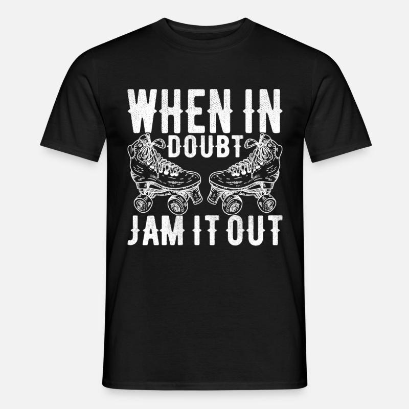 Roller Derby - Männer T-Shirt - Schwarz