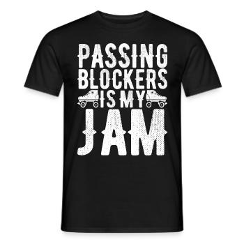 Roller Derby - Männer T-Shirt - Schwarz - Vorne - AI Model Male 178 light (178cm)