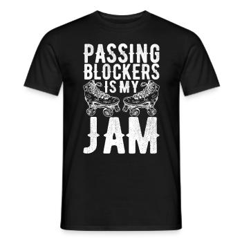 Roller derby - T-shirt homme - noir - Devant - AI Model Male 178 light (178cm)