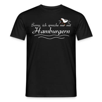 Hamburger Möwe Hamburg - Männer T-Shirt - Schwarz - Vorne - AI Model Male 178 light (178cm)
