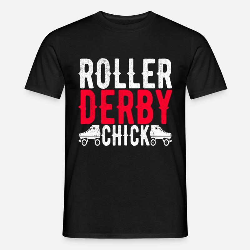 Roller Derby - Männer T-Shirt - Schwarz