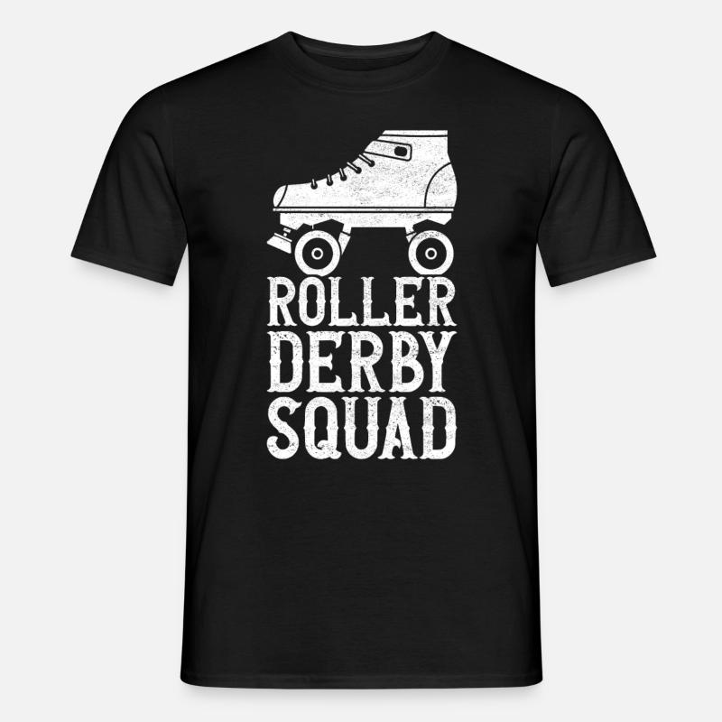 Roller Derby - Männer T-Shirt - Schwarz