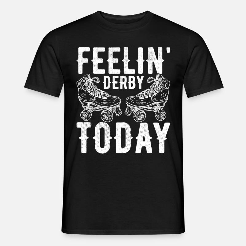 Roller Derby - Männer T-Shirt - Schwarz