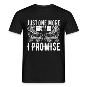 Roller derby - T-shirt homme - noir - Devant - AI Model Male 178 light (178cm)