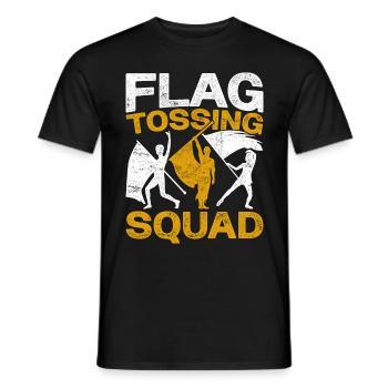 Color Guard Colorguard Flag Tossing Squad - Männer T-Shirt - Schwarz - Vorne - AI Model Male 178 light (178cm)