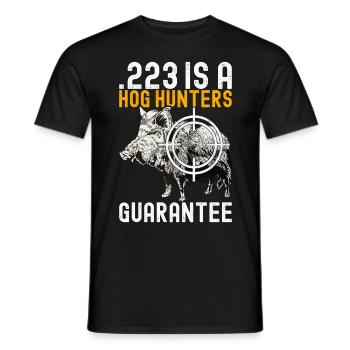 Jäger Wildschwein Jagen - Männer T-Shirt - Schwarz - Vorne - AI Model Male 178 light (178cm)