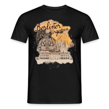 Berlin Reichsttag Bundestag Berliner - Männer T-Shirt - Schwarz - Vorne - AI Model Male 178 light (178cm)