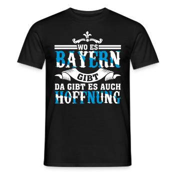 Bayern Witz - Männer T-Shirt - Schwarz - Vorne - AI Model Male 178 light (178cm)