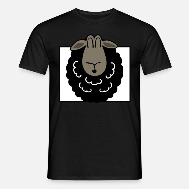 Schwarzes Schaf - Männer T-Shirt - Schwarz